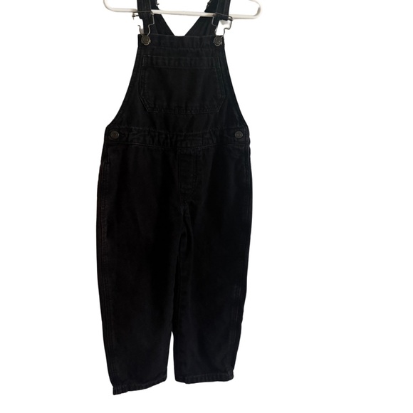 Boys Zara black denim overalls - Picture 2 of 4